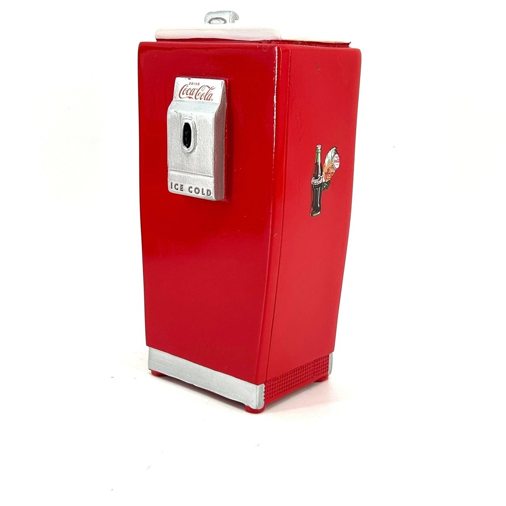 Coca-Cola Cavalier Cooler Mini Pop Machine Bradford Exchange Red Soda Decor